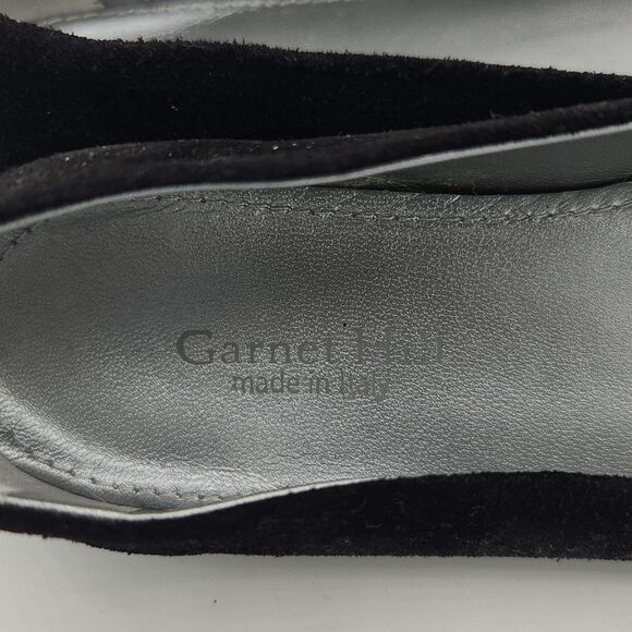 Garnet Hill Black Suede ballet flats - Picture 6 of 10